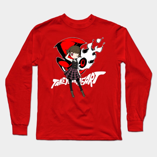 Chibi Makoto will take your heart Long Sleeve T-Shirt by Borton